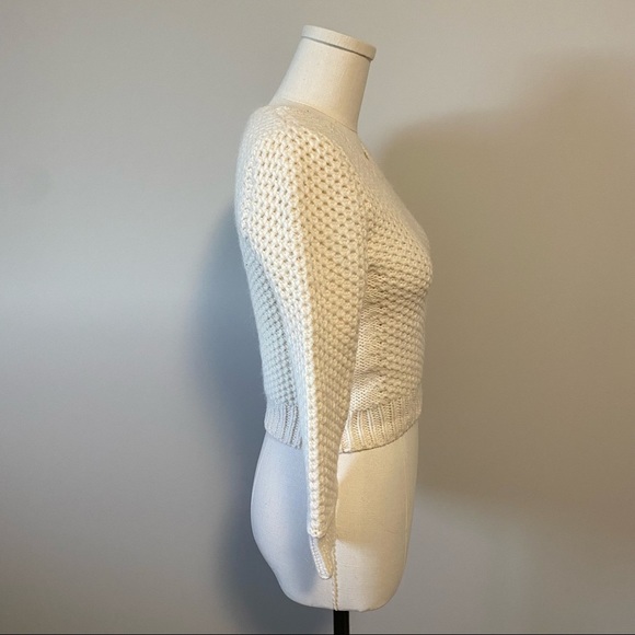 Aritzia Talula Cropped Wool Alpaca Knit Sweater - Picture 4 of 13